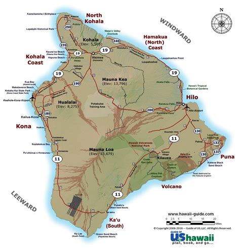 Training and Certification Options for MAP Map of Hawaii Big Island